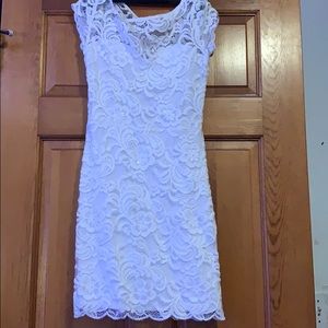 H&M GORGEOUS Lacy White Dress